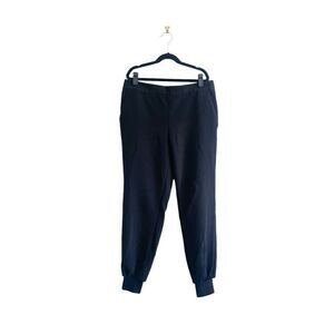 Express Women Jogger Pants Mid Rise Ankle Black Medium